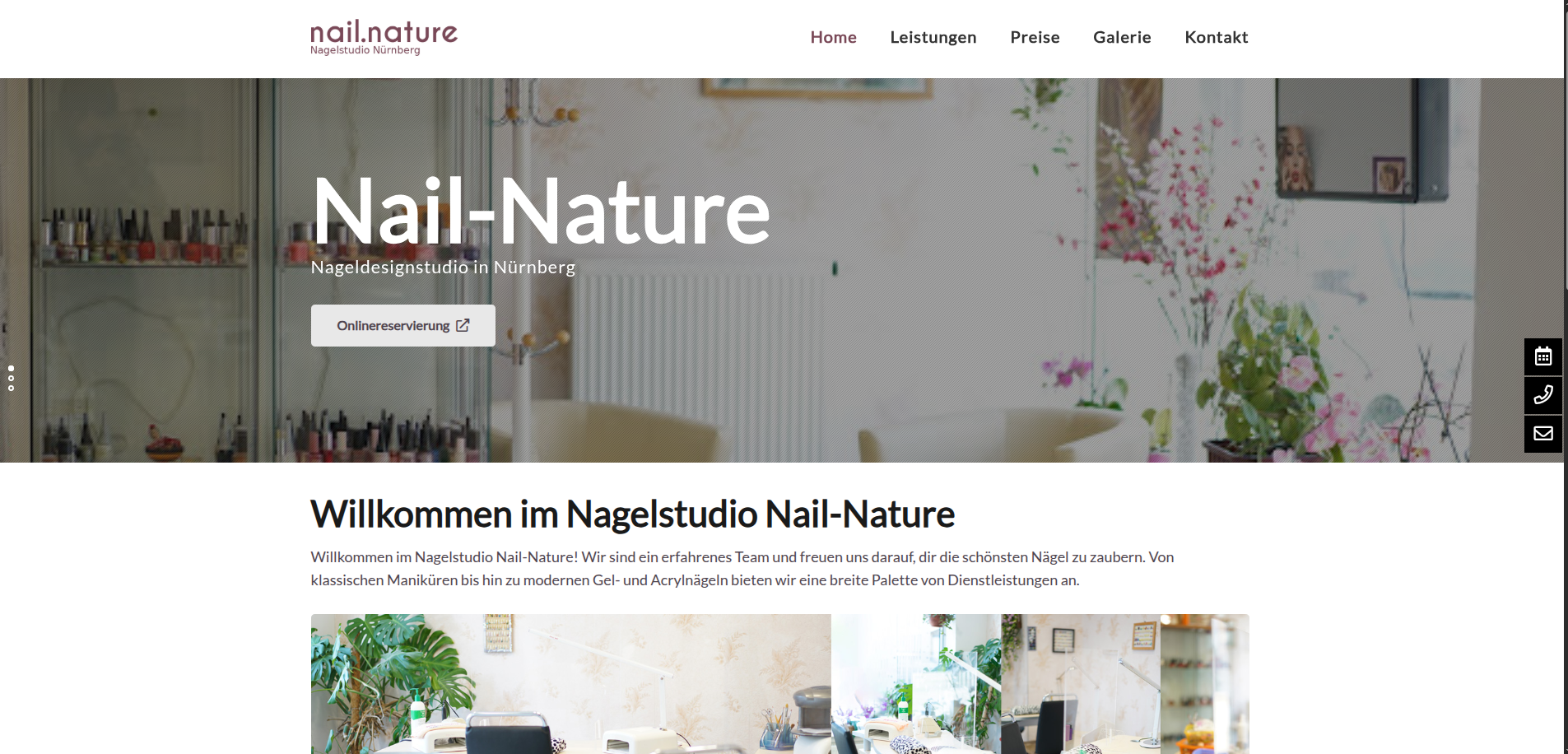Nail Nature Website